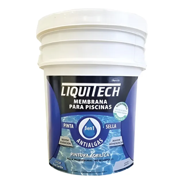 Membrana Para Piletas Super Elastica Liquitech 20l Colornet