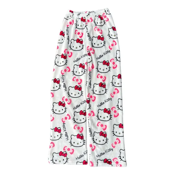 Pantalón Pijama Hello Kitty Franela Polar