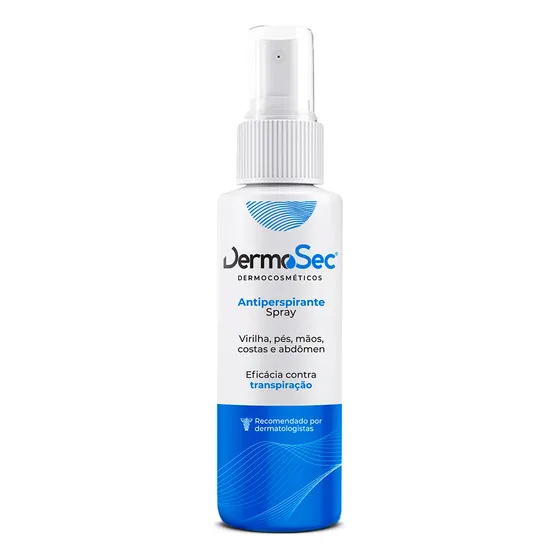 Dermosec Spray Antiperspirante Controle Suor Excessivo 60ml mãos, pés e demais áreas