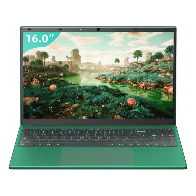 Laptop Rumtuk 16  Verde, Procesador Celeron N5105, Ram Ddr4