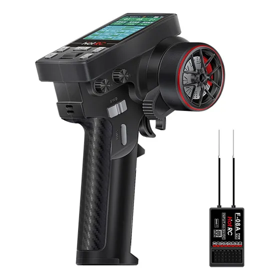Hot Rc Ct-8b 8 Channel Color Screen Remote Control 2.4g 8...