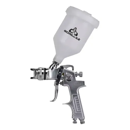Pistola De Pintura 600ml Hvlp Automotiva Bico 1,4mm Cinza