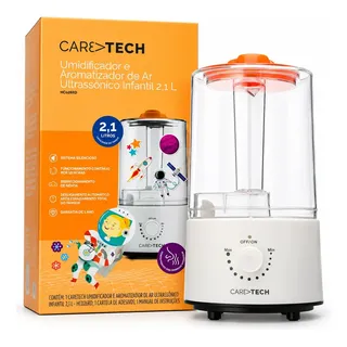 Umidificador De Ar Caretech Hc026 Infantil 2,1l Cor Branco