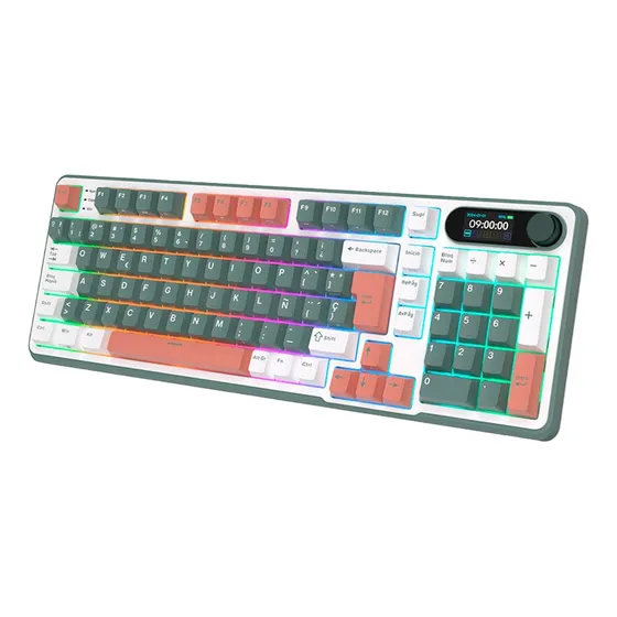 Teclado Mecánico Inalámbrico Rks98 96% Led Bt/usb Pc Y Ps5