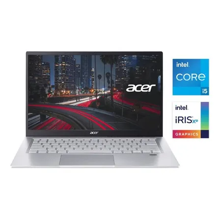 Notebook Acer Swift 3 Core I5 11th/8 Gb Ram/256 Gb Ssd/14 (Nuevo con caja abierta)