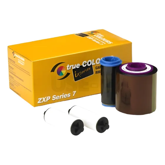 Ribbon Zebra 800077-742br Zxp Séries 7 True Colours