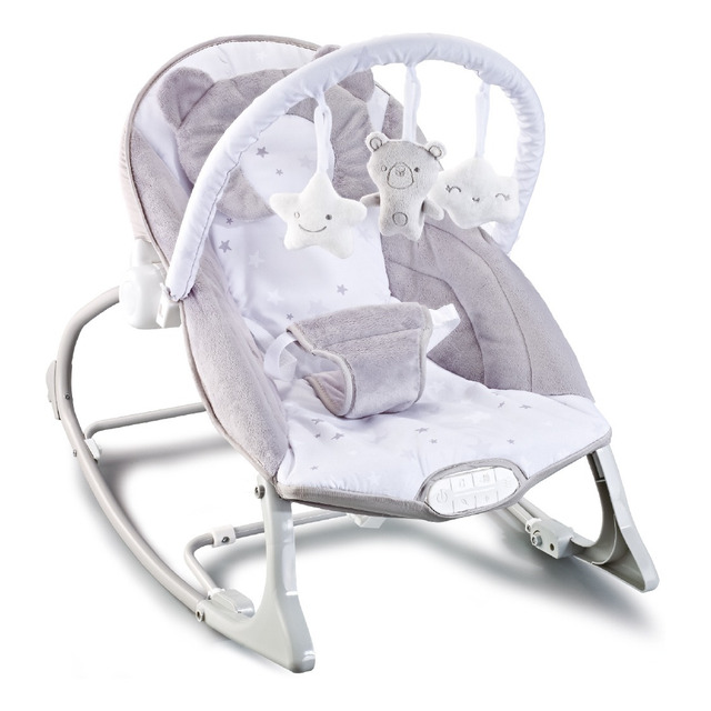 Cadeirinha Vibratória Musical Urso Polar Até 18kgs Maxi Baby Cadeirinha Vibratória Musical Urso Polar Até 18kgs Maxi Baby