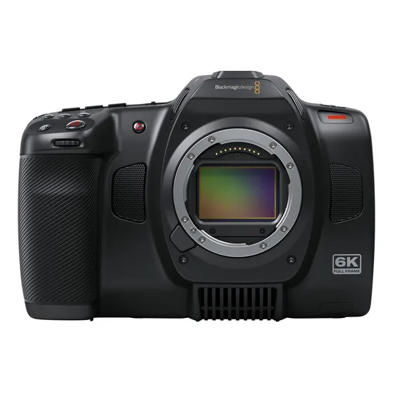 Câmera de cinema Blackmagic Design 6k com moldura Leica L - preta