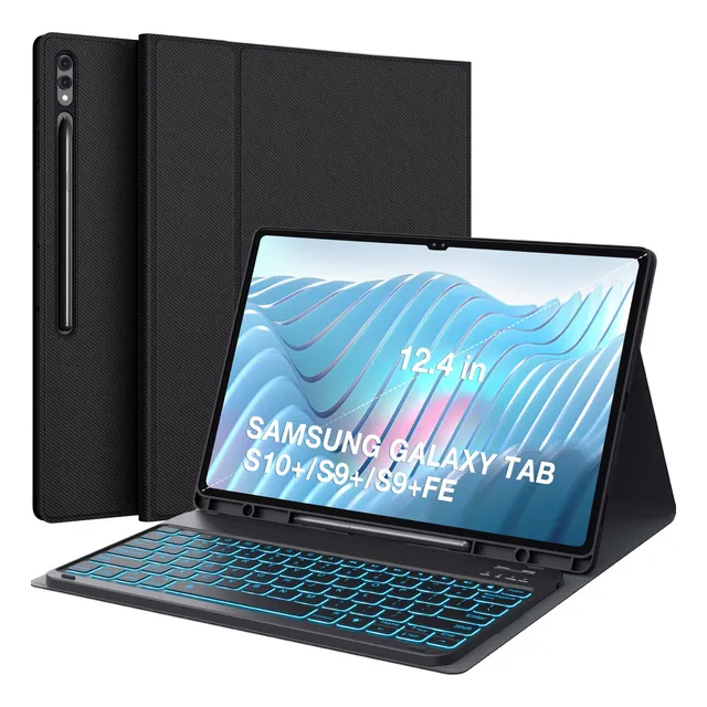 Funda Con Teclado Para Smsung Tab S10 Plus/s9 Plus/s9 Fe