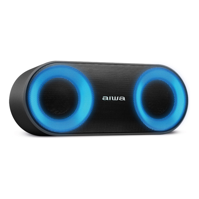 Aiwa Aws-sp-01 Caixa De Som Speaker Bluetooth Cor Preto Aiwa