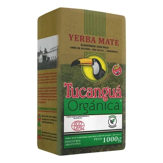 Yerba Mate Orgánica Tucanguá 5 Kg (en Paquetes De 1 Kg)