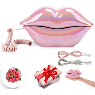 Teléfono De Escritorio Moda Wx-3016 Con Forma De Labios Teléfono De Escritorio Moda Wx-3016 Con Forma De Labios
