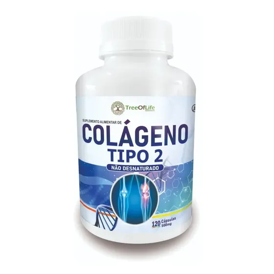 Colágeno Tipo Ii Tipo 2 Puro 40mg 120 Cápsulas Tree of Life | Cuotas sin interés