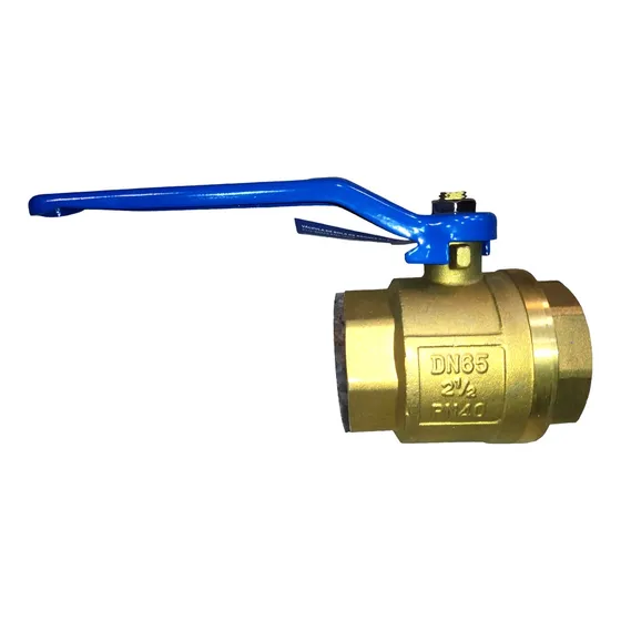 Llave Válvula Paso Rápido 2 1/2 Pulgadas Bronce Aquafina 
