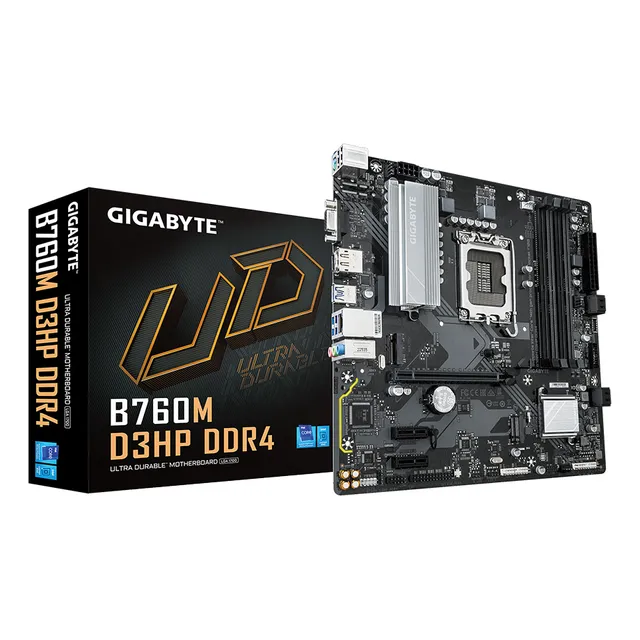 Tarjeta Madre Gigabyte B760m D3hp Ddr4 Micro-atx Intel 128gb