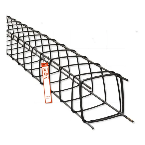 Viga Armada 15x17cm Armadura 4x10 Largo 4m Acindar