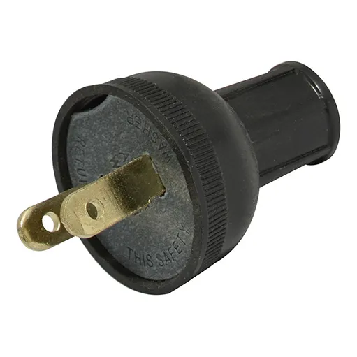 50 Pza Clavija De Hule Redonda, Color Negro Surtek