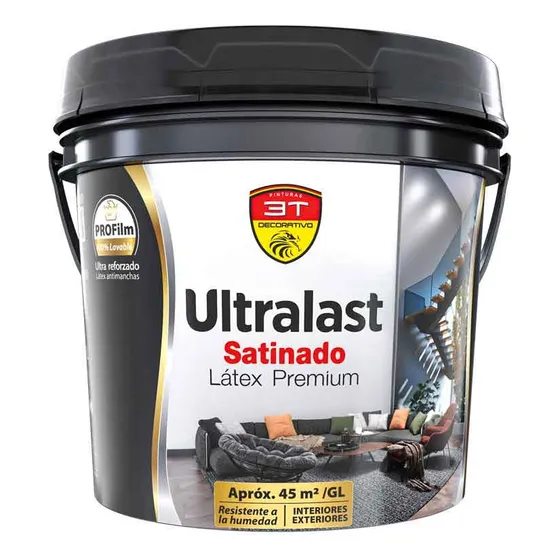 Látex Satinado 3t Ultralast Anypsa 1gl