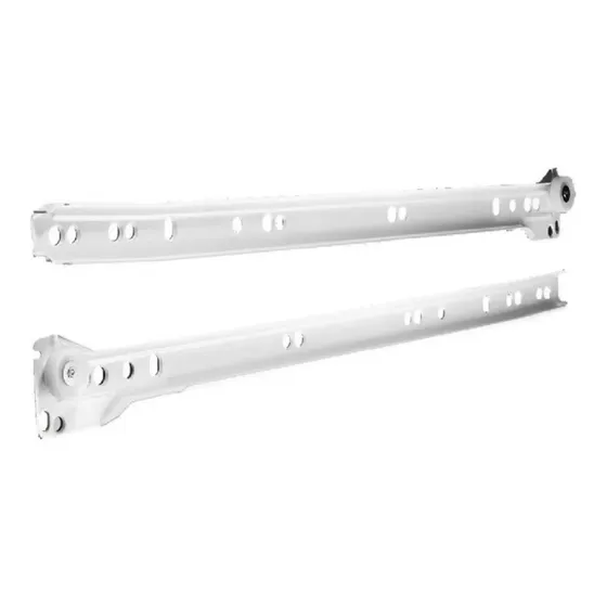 Corredera Blanca Gaveta Riel 45 50 Cm Con Tornillos
