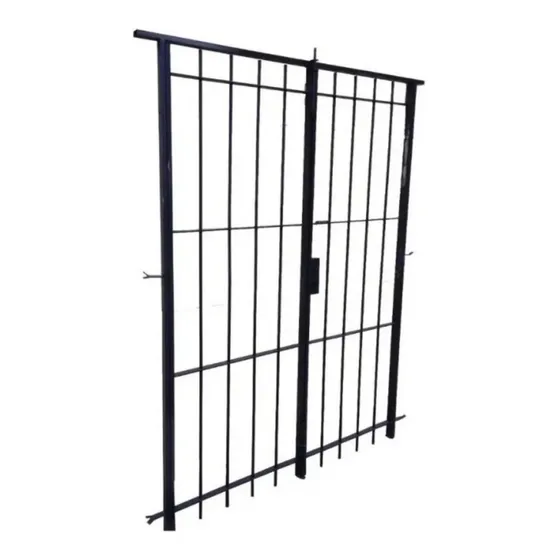 Puerta Reja Abrir Para 2x2 Pasadores Y Cerradura
