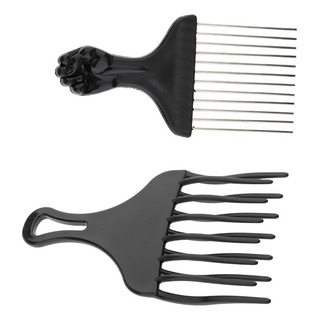 Y K 2pcs Peine Afro Ancho Dientes For Cabello Cortar Cepillo Y K 2pcs Peine Afro Ancho Dientes For Cabello Cortar Cepillo