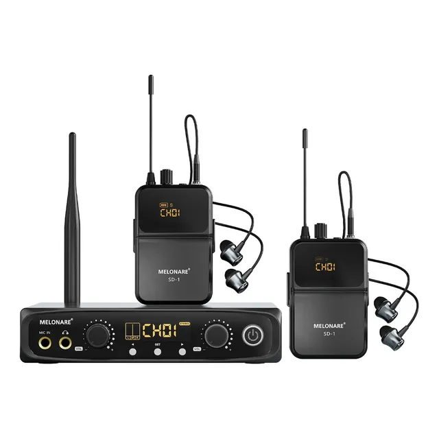 Sistema Monitoreo Inalambrico In-ear 1 Canales Estéreo Y Mon
