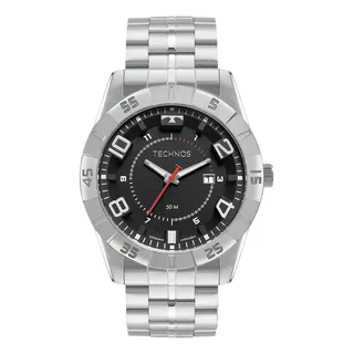 Technos Relógio Technos Racer Masculino Dourado Analógico Quartzo 50M Fundo Preto