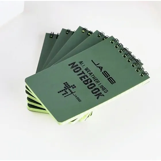 Libreta Impermeable Táctica Militar Pack 5 Unidades