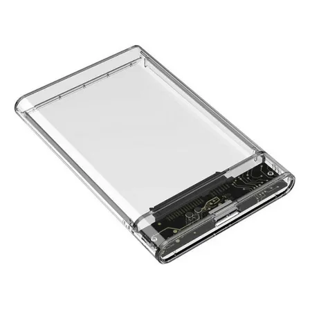 Cofre Case Transparente Disco Duro Sata 2.5 Usb3.0 Sdd/hdd