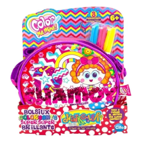 Bolso Brillante Para Colorear Chamoy Distroller Original