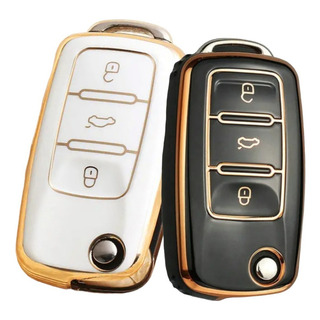 Funda Llave Navaja 3 Botones Vw Up Gol Fox Golf Jetta Fusca Funda Llave Navaja 3 Botones Vw Up Gol Fox Golf Jetta Fusca