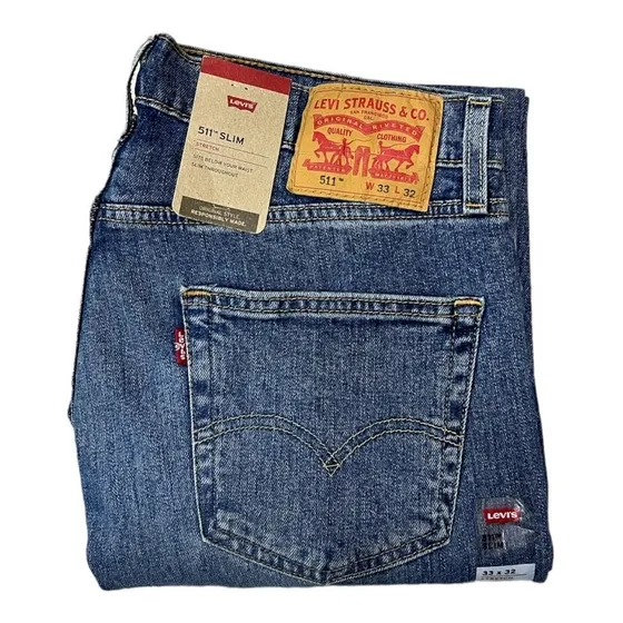 Levi's 511 Pantalón Recto Alto Jean Hombre