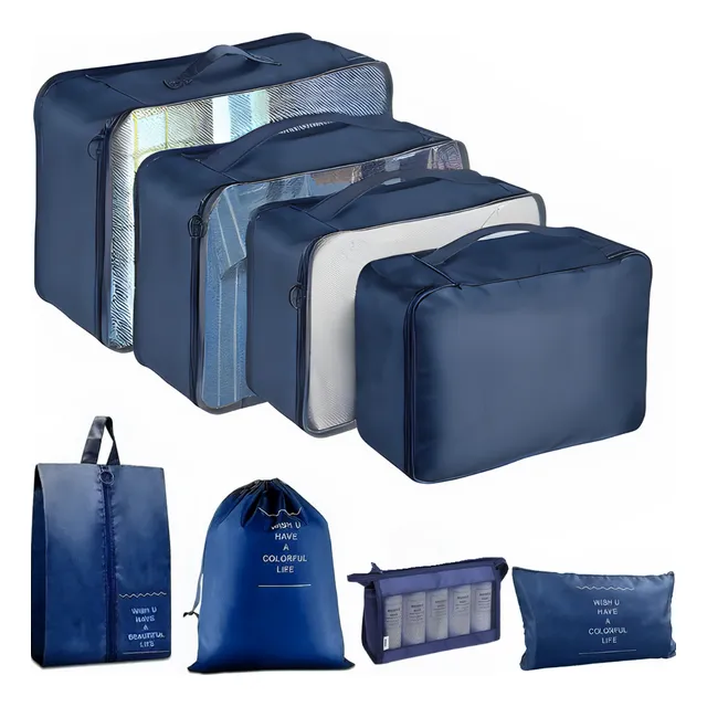 Organizadores De Equipaje Set De Bolsas Para Viaje X 8