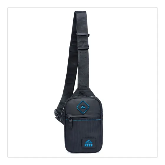 Mini Bolsa Sholder Bag Transversal Reef Reforçada Cor Preto
