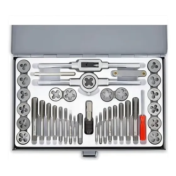 Set Juego Machos Cojinetes Terrajas 40 Piezas Mm Bremen 7456