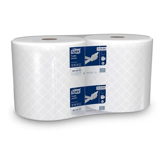 Toalla Jumbo Advanced 2×200 Metros Doble Hoja Tork To55035 