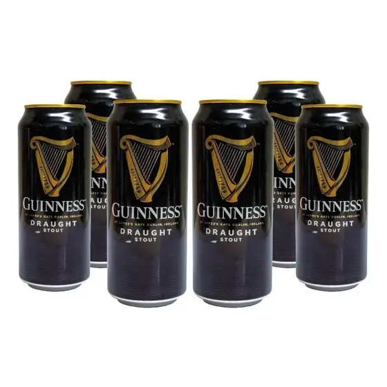 Six Pack Cerveza Guinness Draught 440ml C/u