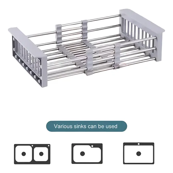 Cesta Escurridor Ajustable Para Fregadero