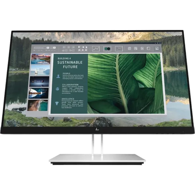 Monitor Hp E24u G4 Lcd 23.8 , 1920x1080 Full Hd, Negro/plata
