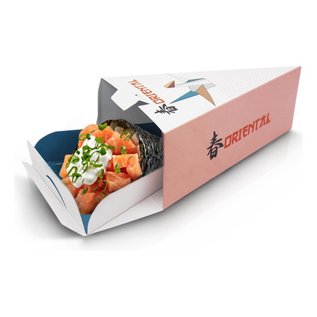 Embalagens Origami P/ Oriental (50 P + 50 M + 50 Temaki) Embalagens Origami P/ Oriental (50 P + 50 M + 50 Temaki)