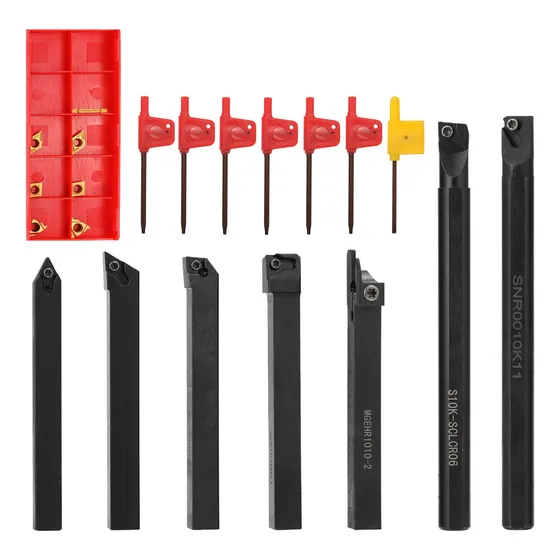 * 7pcs 10mm Shank Lathe Turning Boring C Bar Holder Tool
