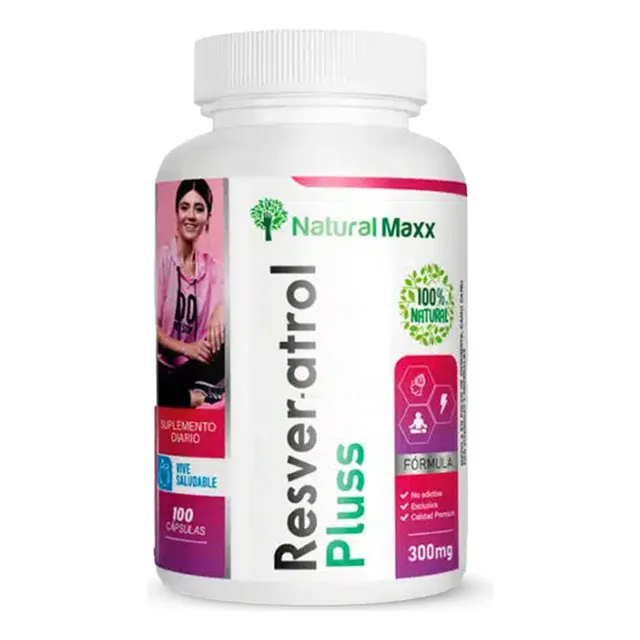 Resveratrol Plus 100 Capsulas Naturalmaxx Antioxidante