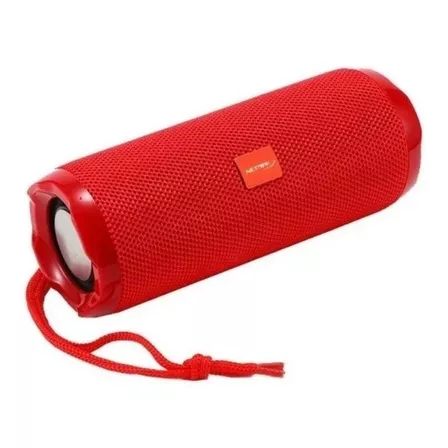 Parlante Portatil Netmak Nm-flow Con Bluetooth Color Rojo