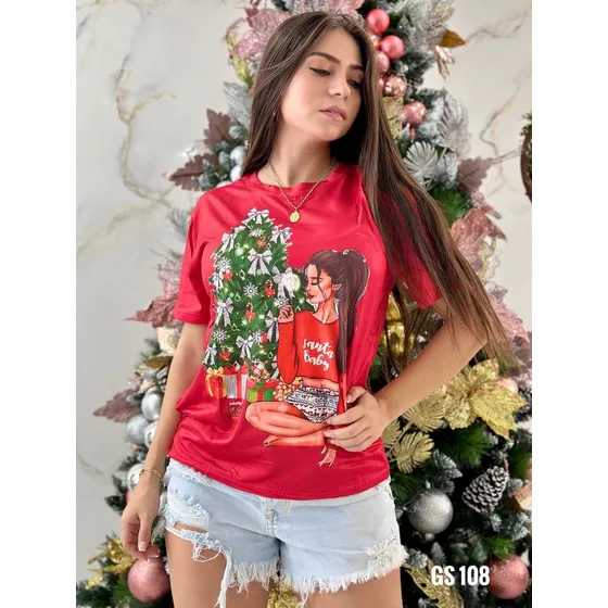 Franelas De Navidad Para Dama