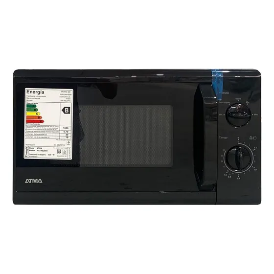 Microondas Rotativo MATRB20AN 20Lts 700w Negro Atma