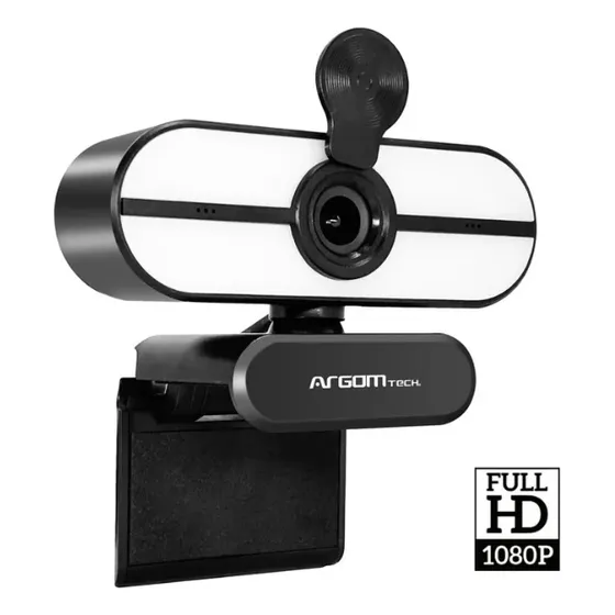 Camara Web Argom Cam45 1080p Mic Usb Luz Led