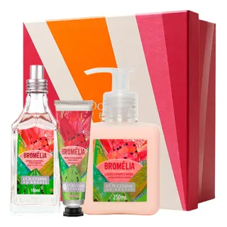 Kit Presente Bromélia Loccitane Kit Presente Bromélia Loccitane