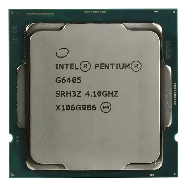 Procesador Intel Pentium Gold G6405 BX80701G6405 de 2 núcleos y 4.1GHz de frecuencia con gráfica integrada