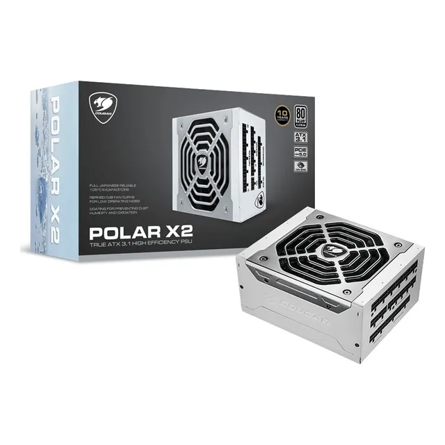 Fuente Cougar Polar X2 1200w 80 Plus Platinum Modular