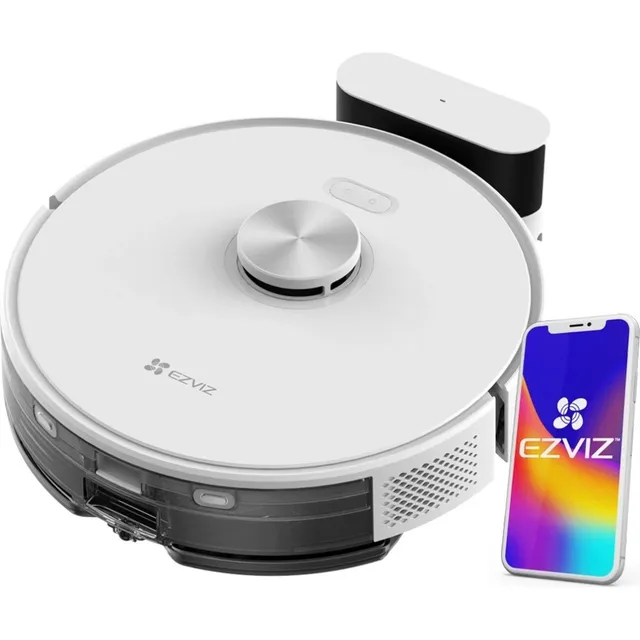 Aspiradora Robot Smart Re5 Wifi Alexa 3 En 1 4930mah Ezviz